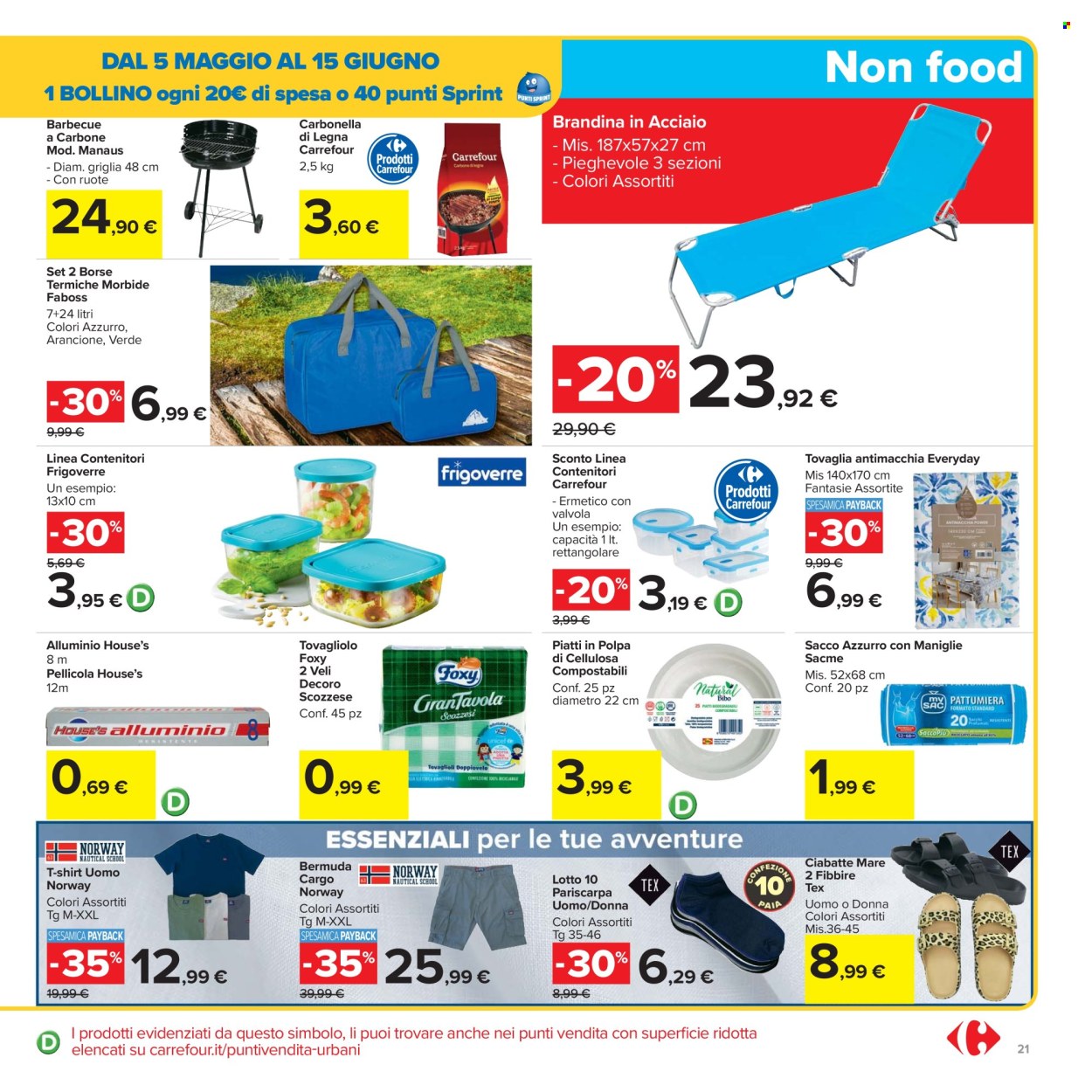 Volantino Carrefour - 16/5/2025 - 28/5/2025. Pagina 1