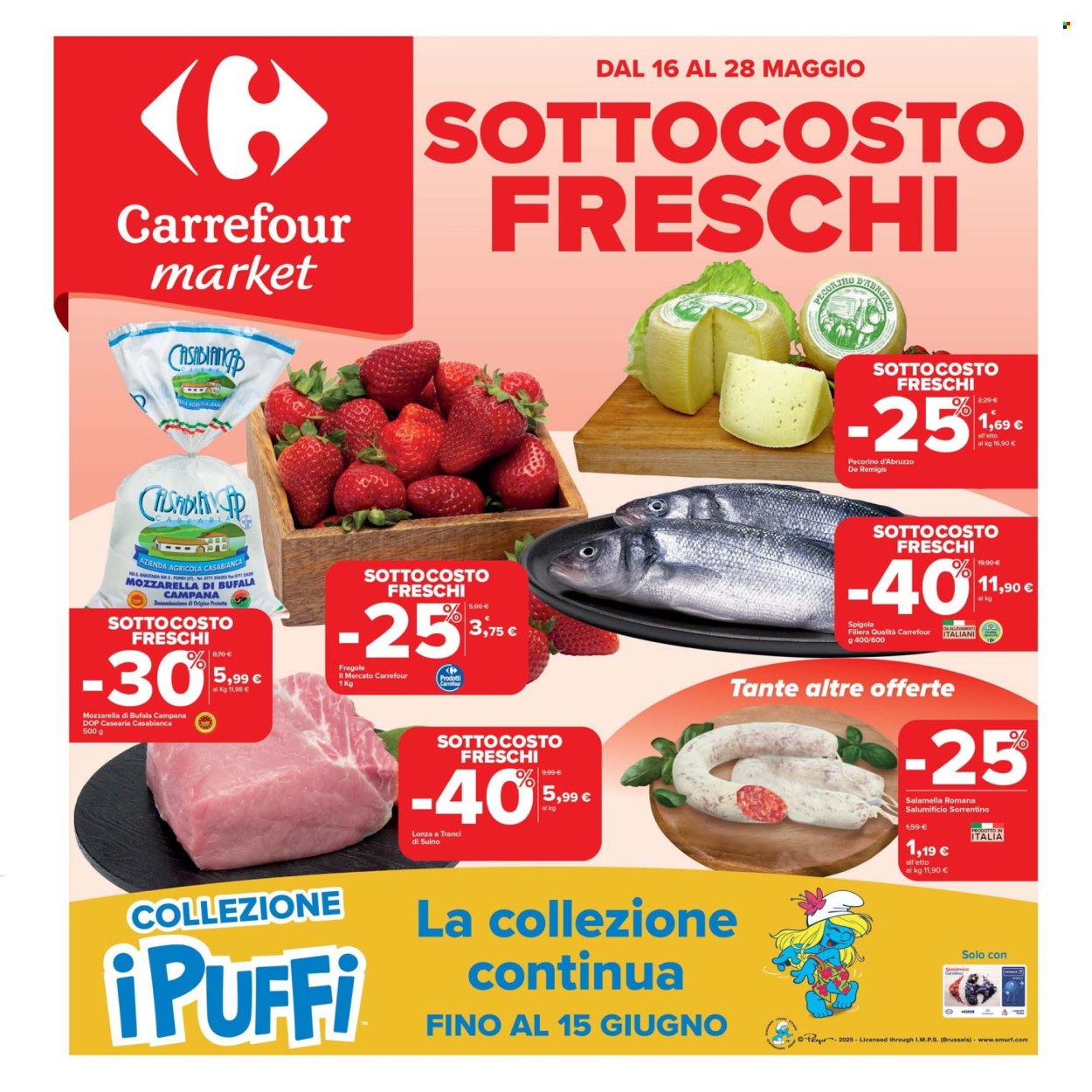 Volantino Carrefour - 16/5/2025 - 28/5/2025. Pagina 1