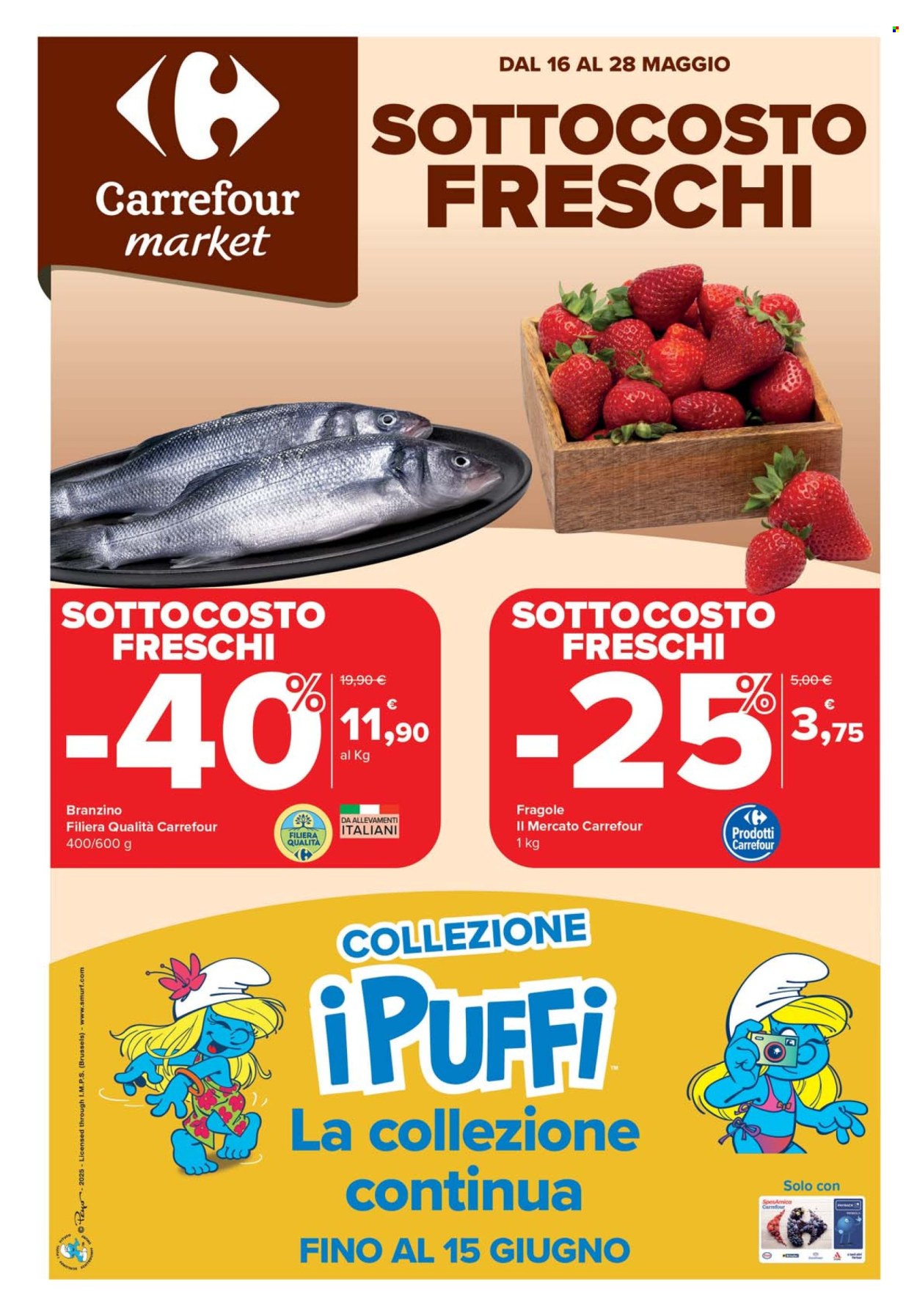 Volantino Carrefour - 16/5/2025 - 28/5/2025. Pagina 1