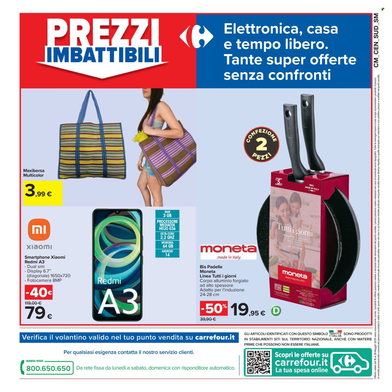 Volantino Carrefour - 16/5/2025 - 28/5/2025. Pagina 1