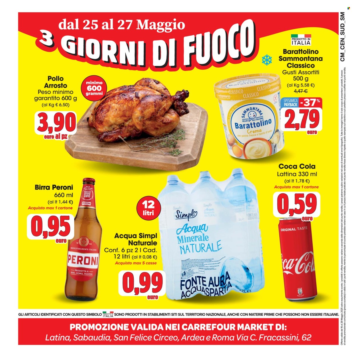 Volantino Carrefour - 16/5/2025 - 28/5/2025. Pagina 1