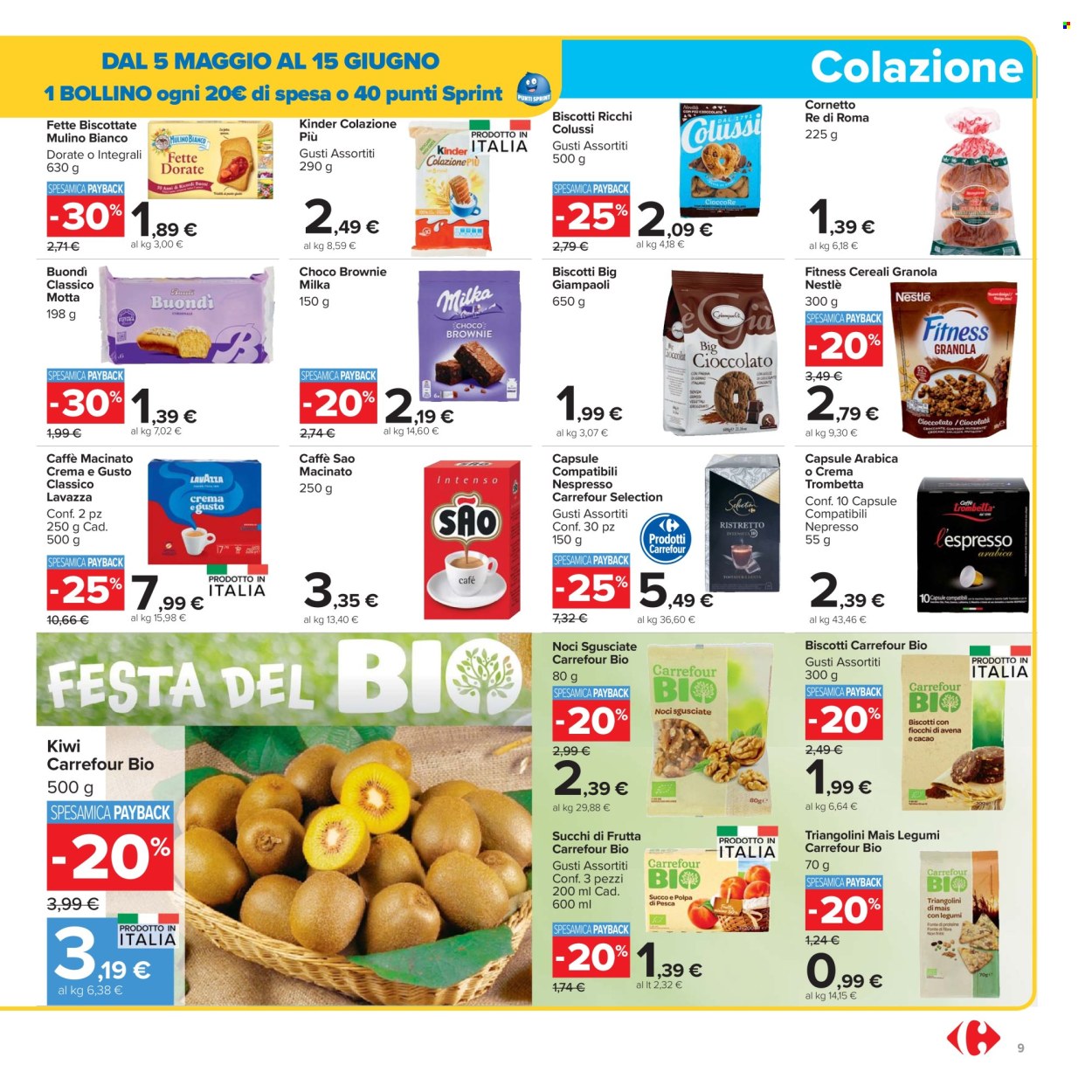 Volantino Carrefour - 16/5/2025 - 28/5/2025. Pagina 1
