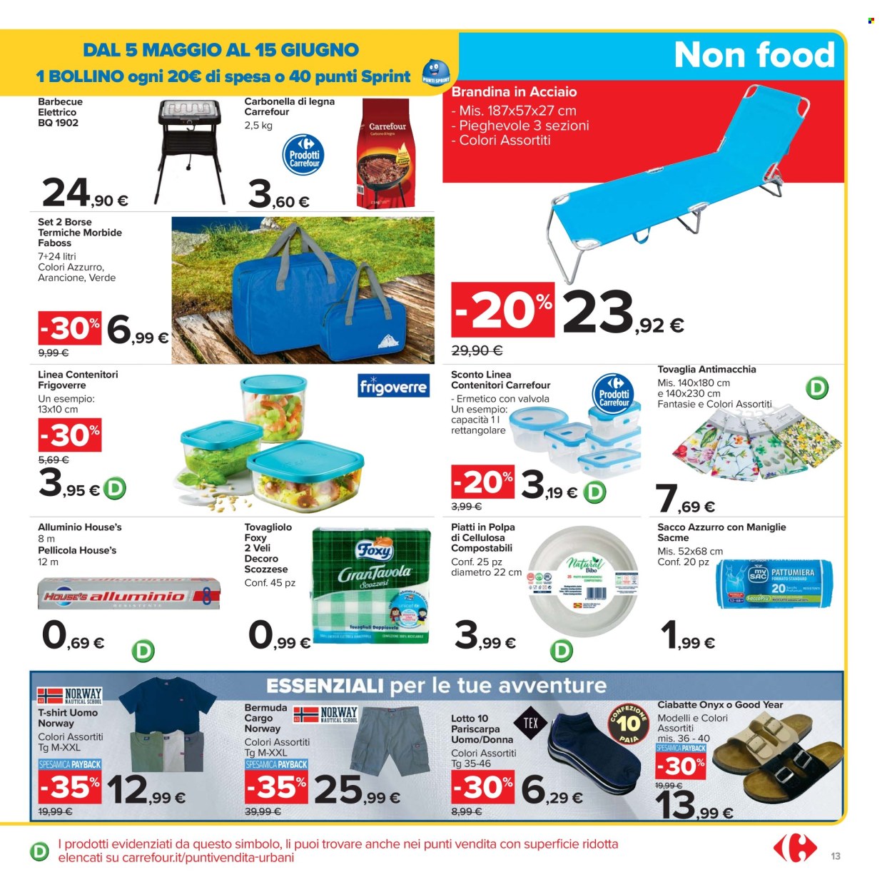 Volantino Carrefour - 16/5/2025 - 28/5/2025. Pagina 1