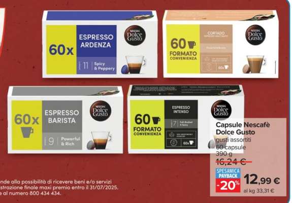 Capsule Nescafé Dolce Gusto