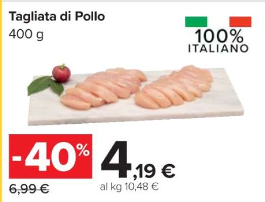 Tagliata di Pollo