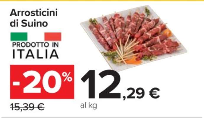 Arrosticini di Suino