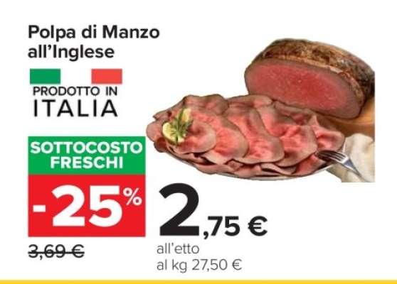 Polpa di Manzo all’Inglese