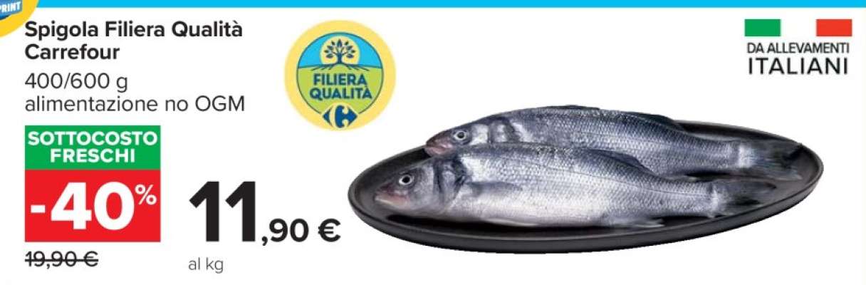 Spigola Filiera Qualità Carrefour