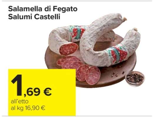 Salamella di Fegato Salumi Castelli