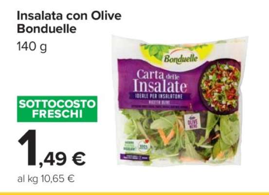 Insalata con Olive Bonduelle