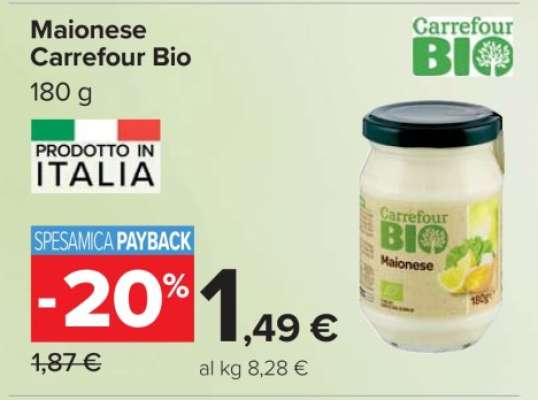 Maionese Carrefour Bio