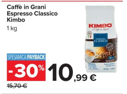 Caffè in Grani Espresso Classico Kimbo