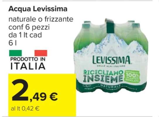 ACQUA LEVISSIMA