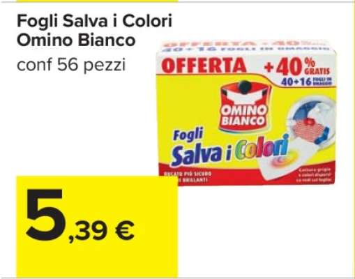 Fogli Salva I Colori Omino Bianco