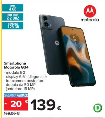 Smartphone Motorola G34
