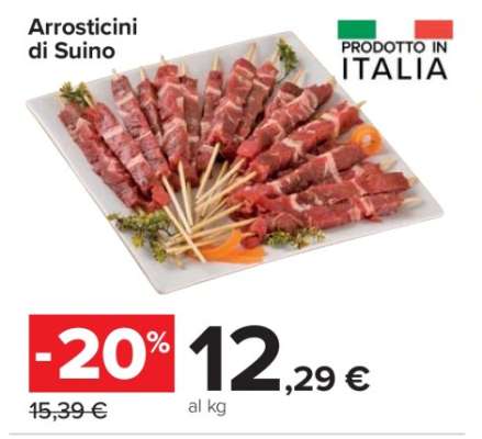 Arrosticini di Suino