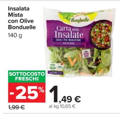 Insalata Mista con Olive Bonduelle