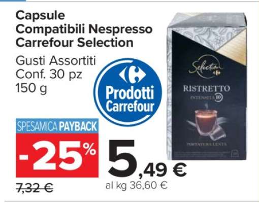 Capsule Compatibili Nespresso Carrefour Selection