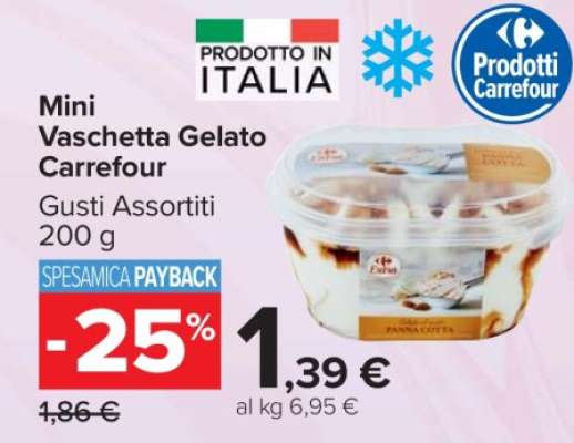 Mini Vaschetta Gelato Carrefour