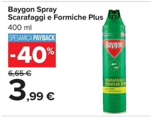 Baygon Spray Scarafaggi e Formiche Plus