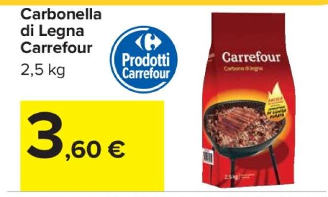 Carbonella di Legna Carrefour