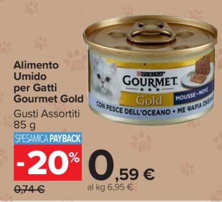 Alimento Umido per Gatti Gourmet Gold