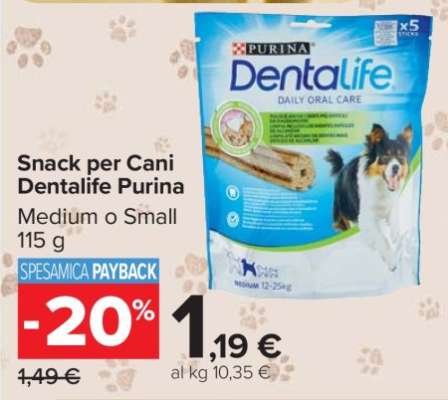Snack per Cani Dentalife Purina