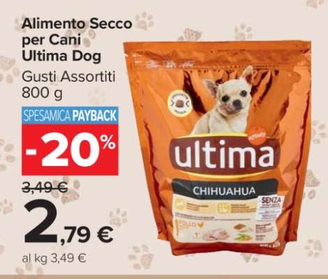 ALIMENTO SECCO PER CANI ULTIMA DOG