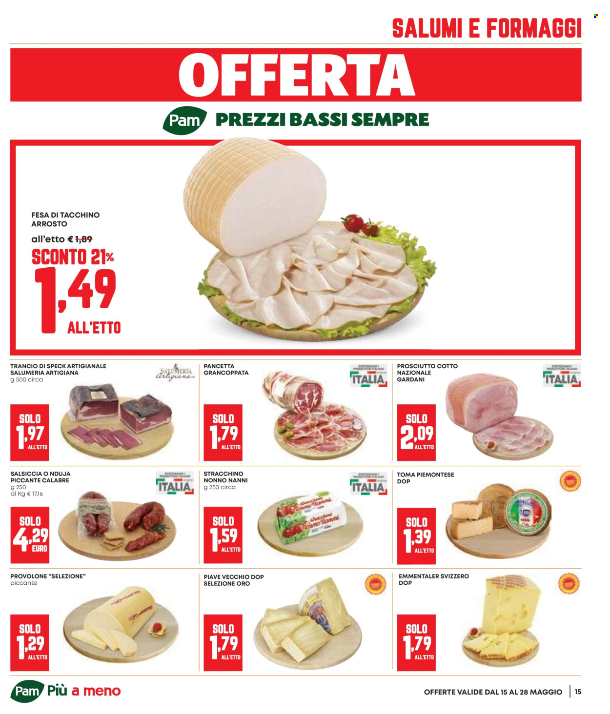 Volantino Pam Panorama - 15/5/2025 - 28/5/2025. Pagina 1