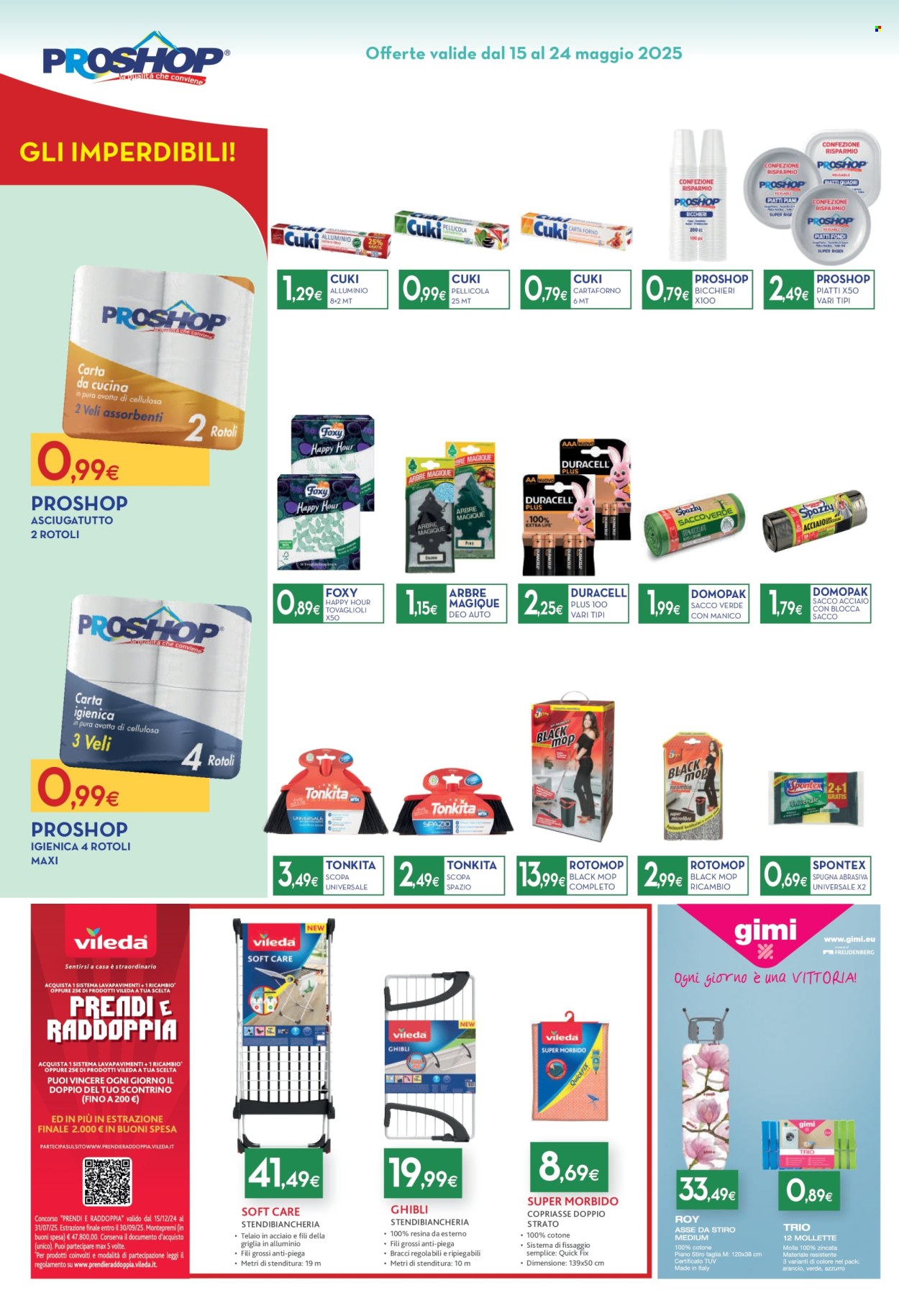 Volantino Proshop - 15/5/2025 - 24/5/2025. Pagina 1