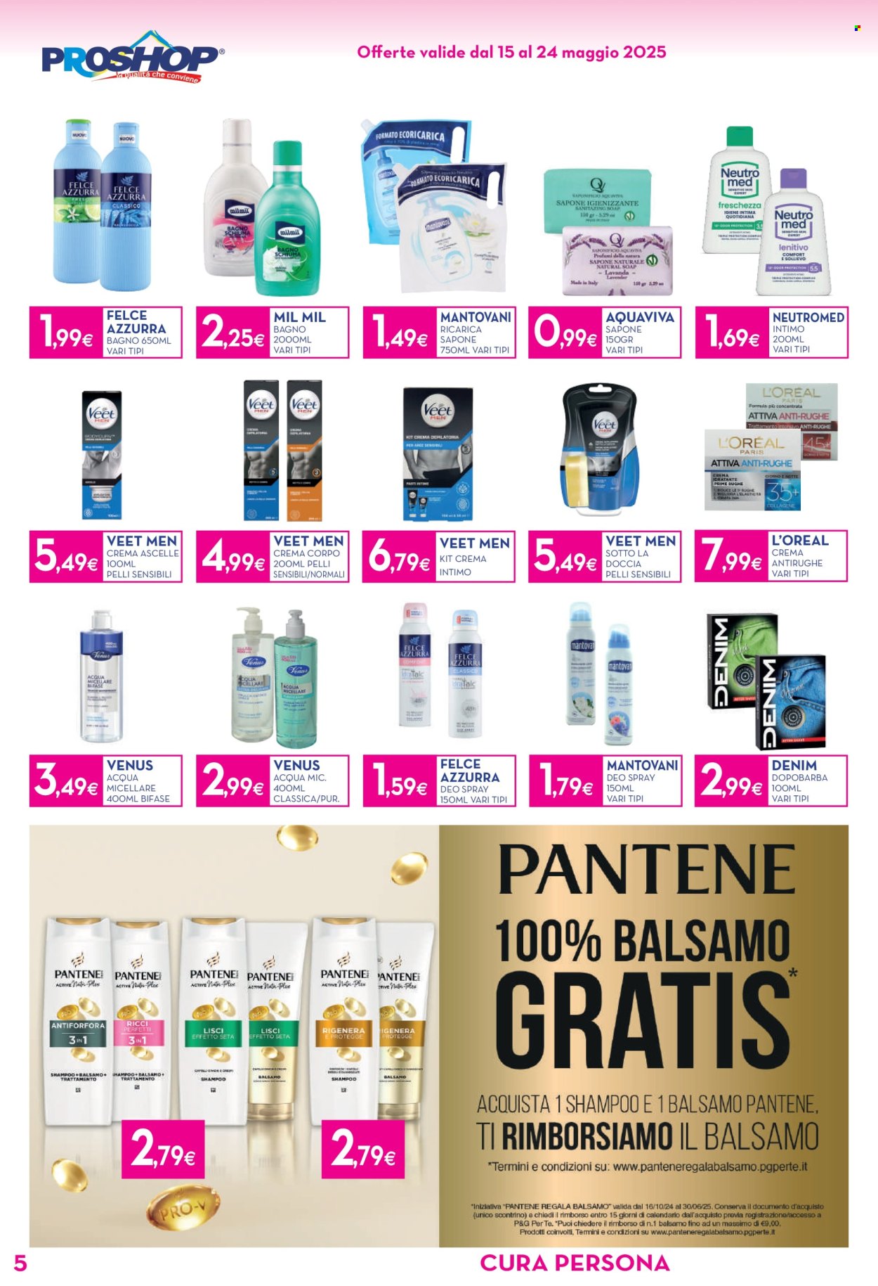 Volantino Proshop - 15/5/2025 - 24/5/2025. Pagina 1