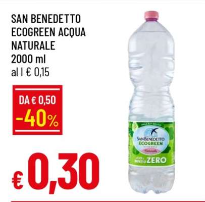 SAN BENEDETTO ECOGREEN ACQUA NATURALE