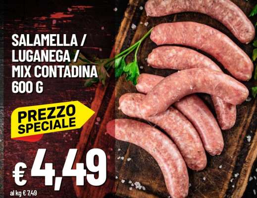 Salamella / Luganega / Mix Contadina 600 g