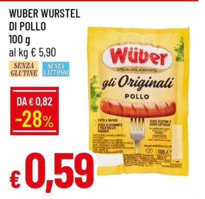 Wuber Wurstel di Pollo