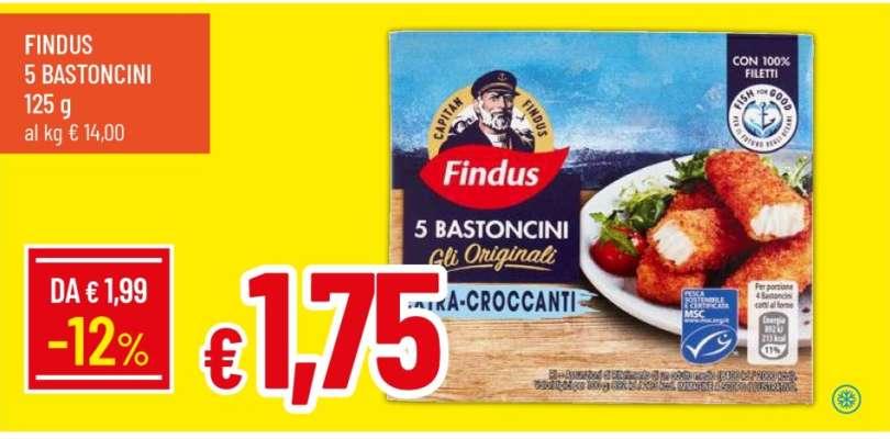FINDUS 5 BASTONCINI