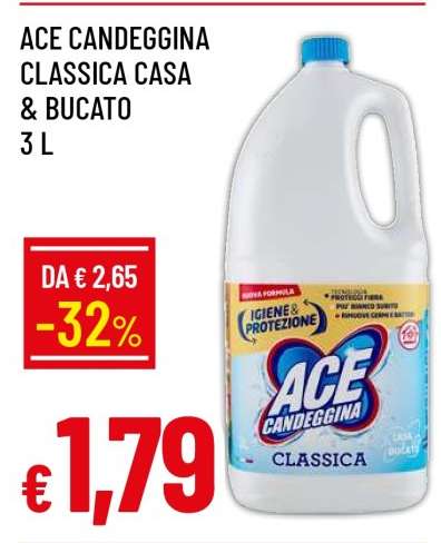 ACE CANDEGGINA CLASSICA CASA & BUCATO 3 L