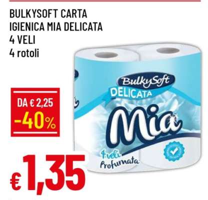 BULKYSOFT CARTA IGIENICA MIA DELICATA