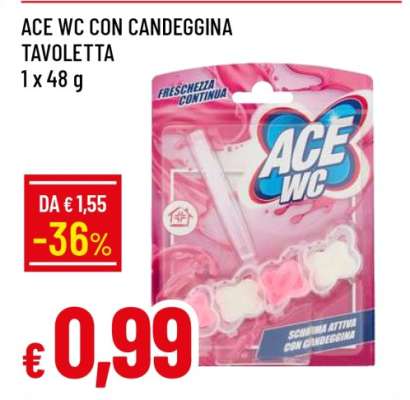 ACE WC CON CANDEGGINA TAVOLETTA