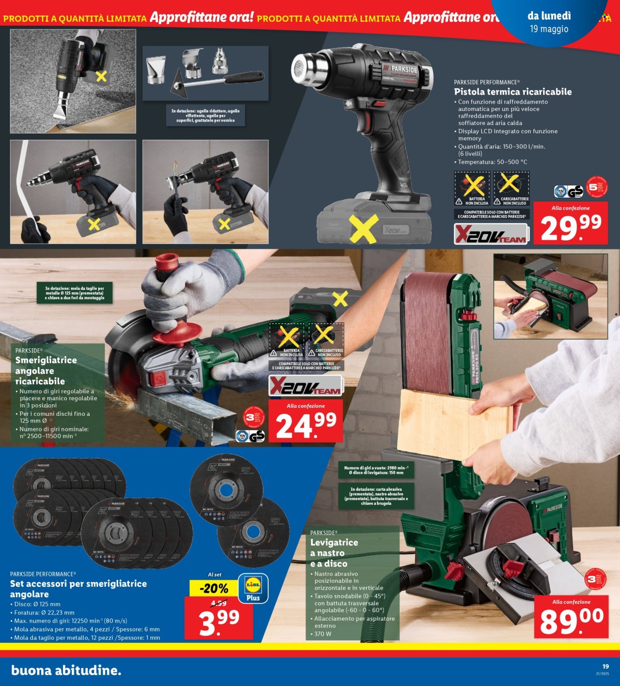 Volantino Lidl - 19/5/2025 - 25/5/2025. Pagina 1