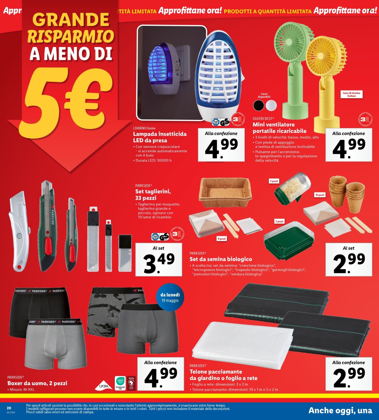 Volantino Lidl - 19/5/2025 - 25/5/2025. Pagina 1