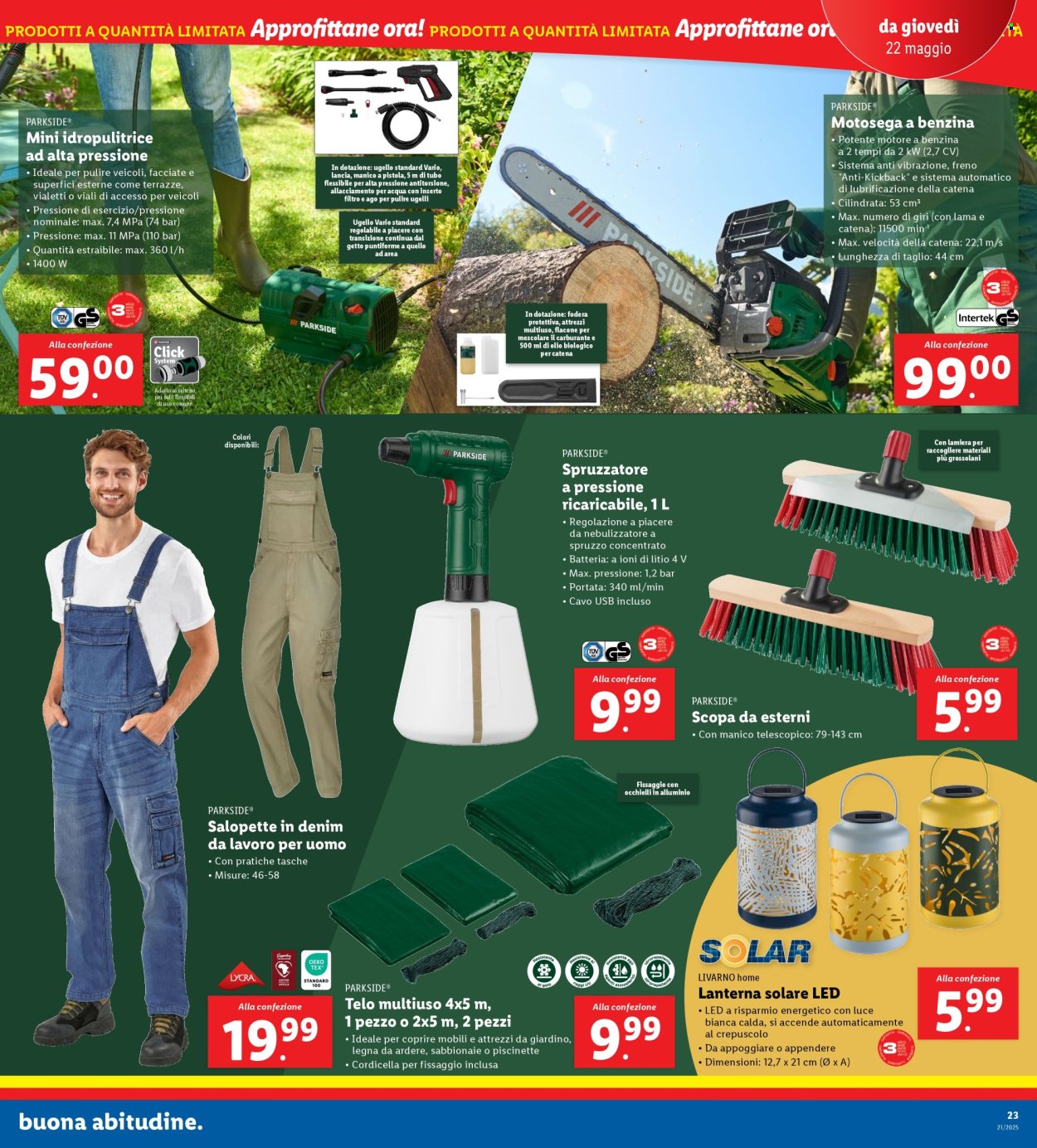 Volantino Lidl - 19/5/2025 - 25/5/2025. Pagina 1