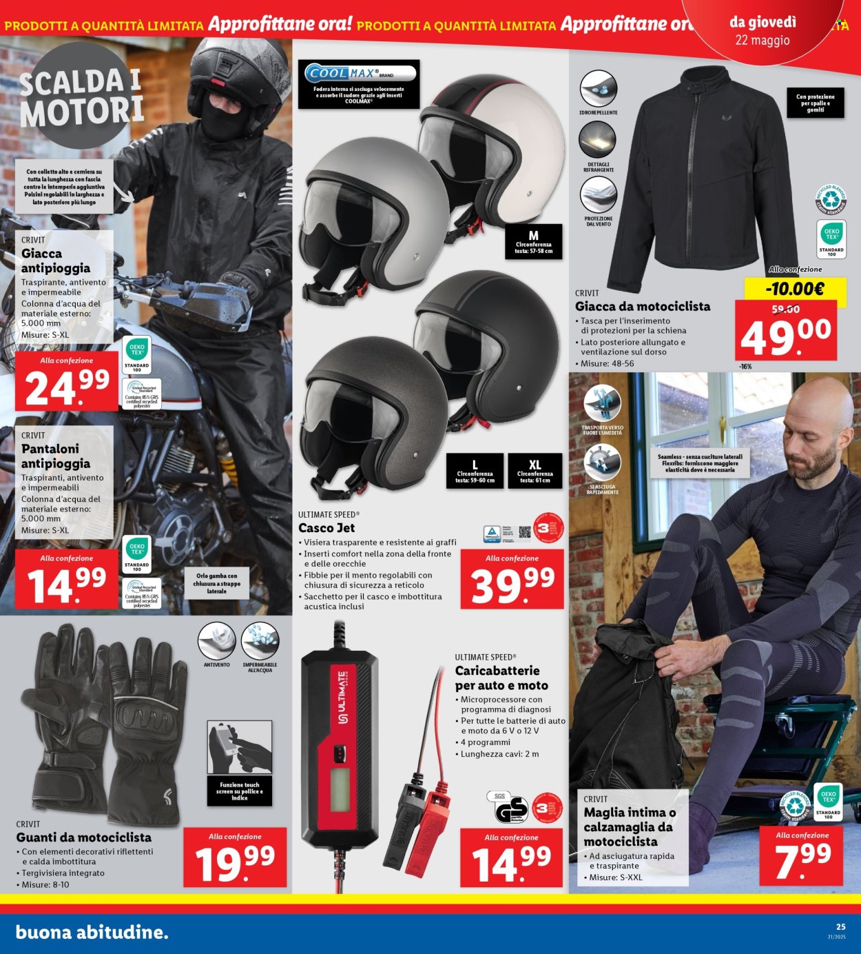 Volantino Lidl - 19/5/2025 - 25/5/2025. Pagina 1