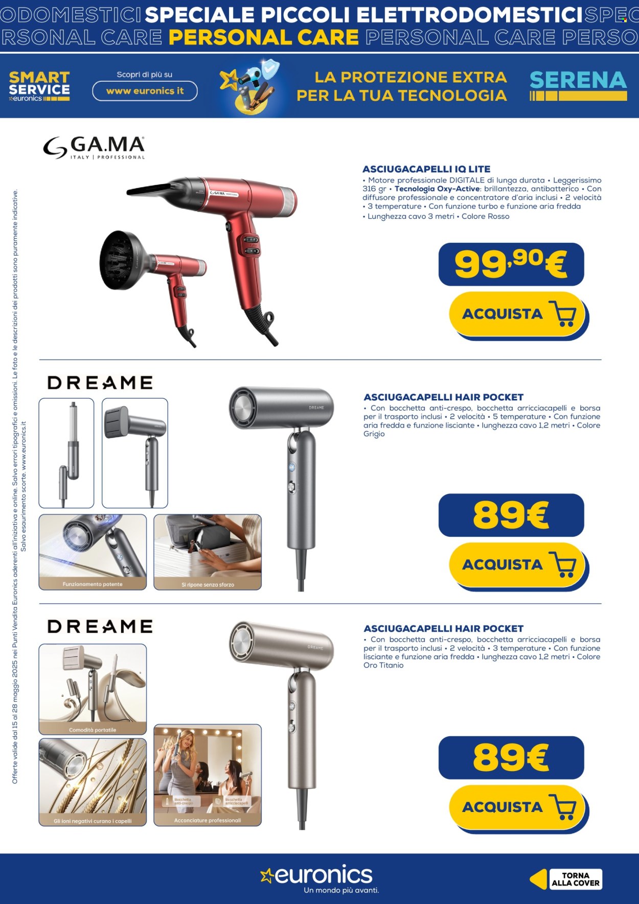 Volantino Euronics - 15/5/2025 - 28/5/2025. Pagina 1