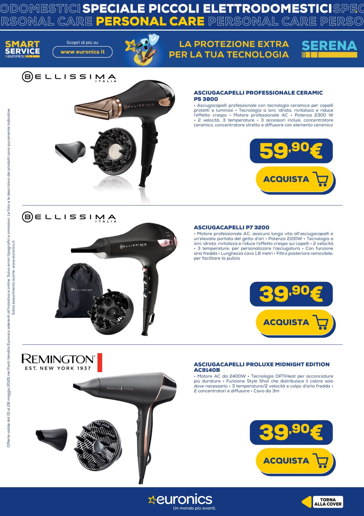 Volantino Euronics - 15/5/2025 - 28/5/2025. Pagina 1