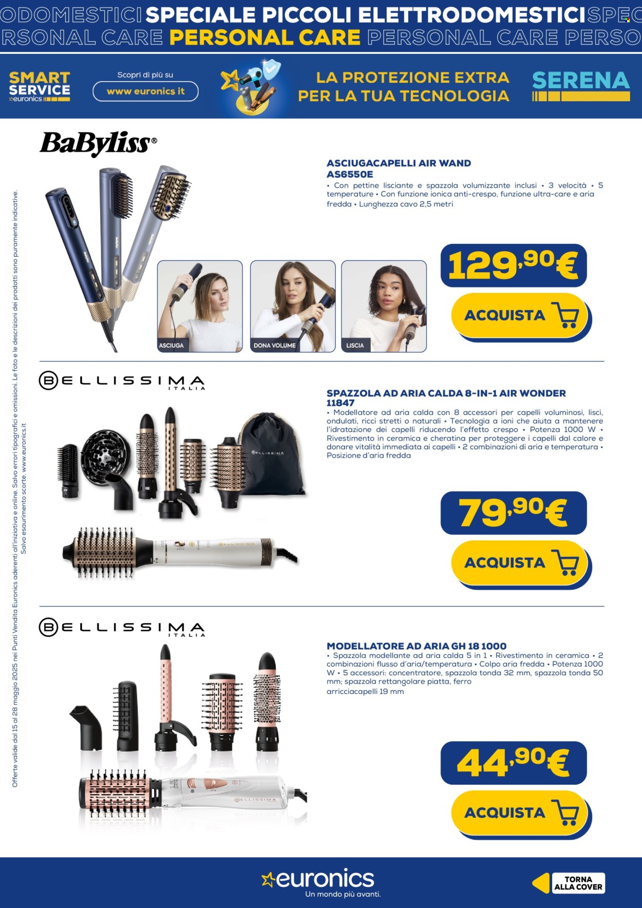 Volantino Euronics - 15/5/2025 - 28/5/2025. Pagina 1