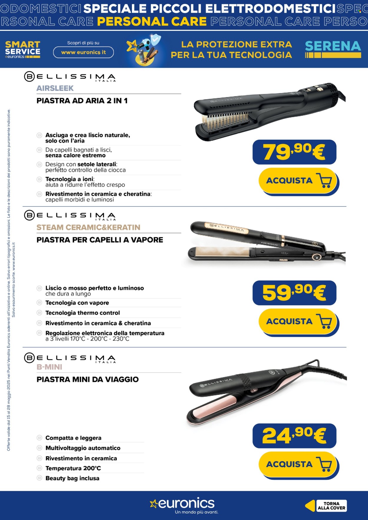 Volantino Euronics - 15/5/2025 - 28/5/2025. Pagina 1