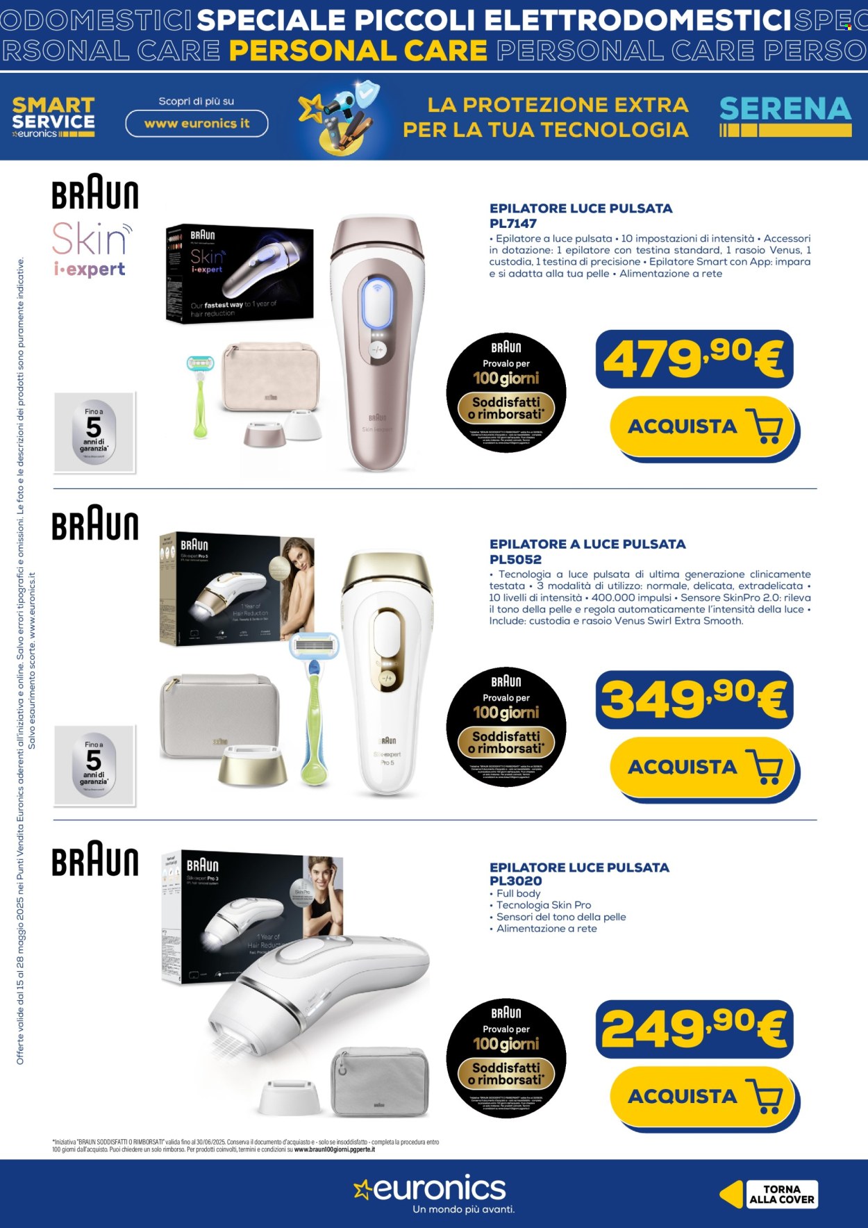 Volantino Euronics - 15/5/2025 - 28/5/2025. Pagina 1
