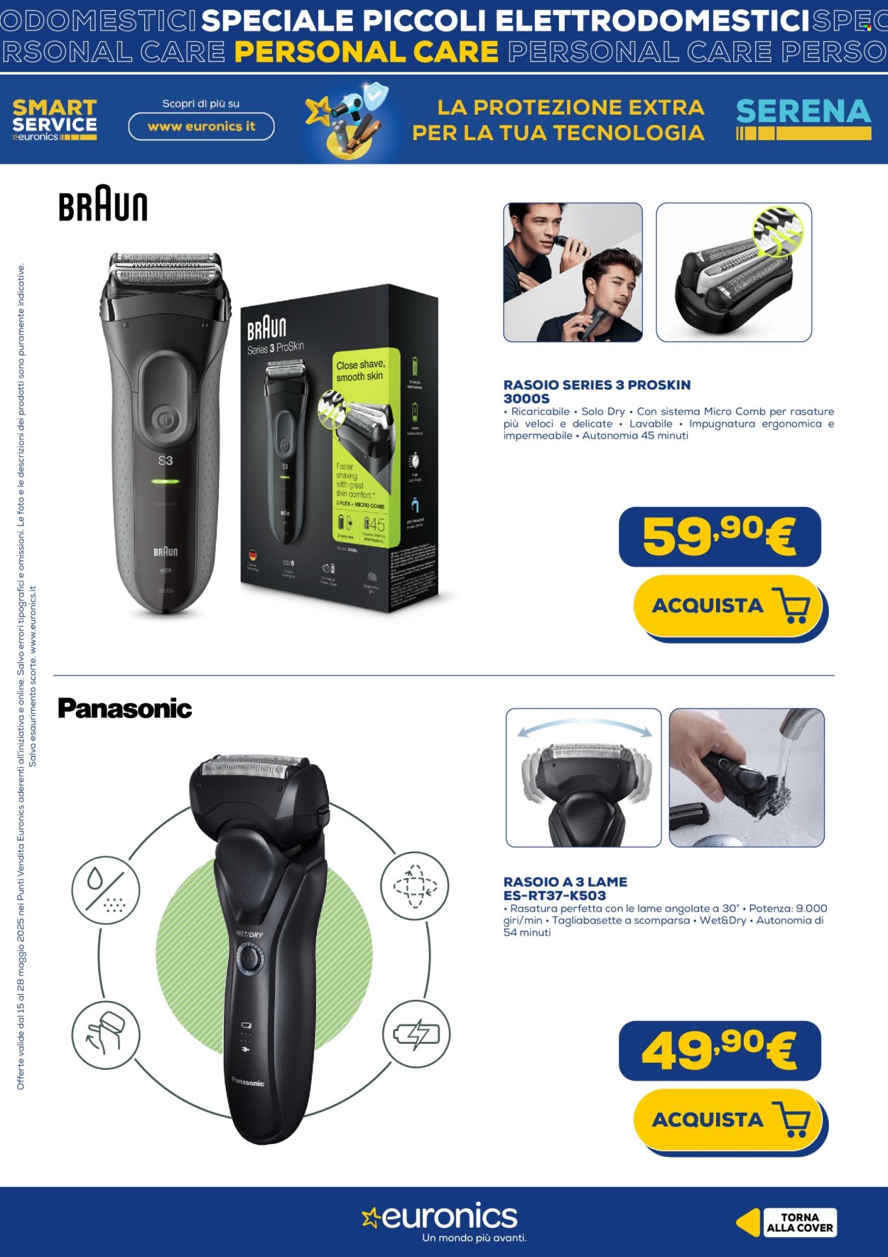Volantino Euronics - 15/5/2025 - 28/5/2025. Pagina 1