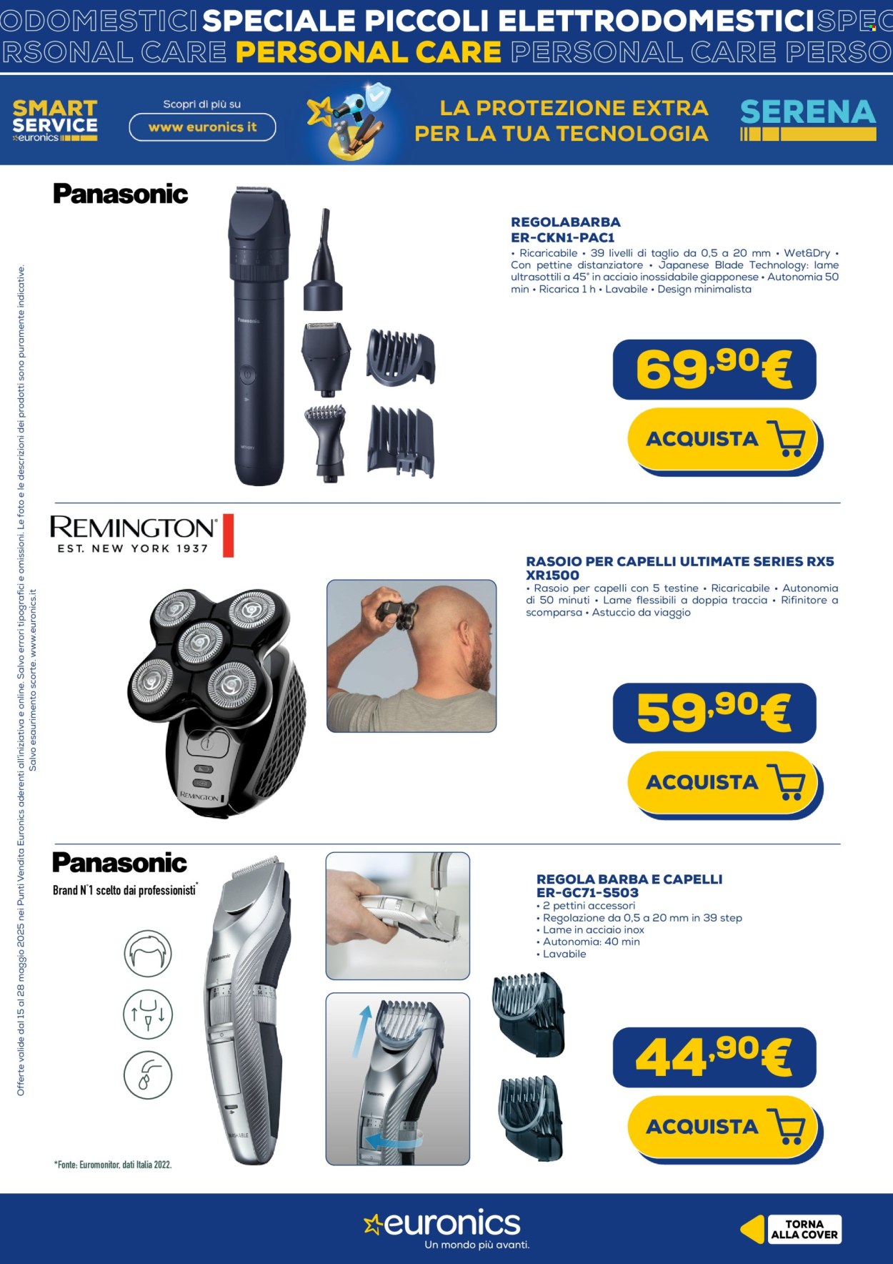 Volantino Euronics - 15/5/2025 - 28/5/2025. Pagina 1