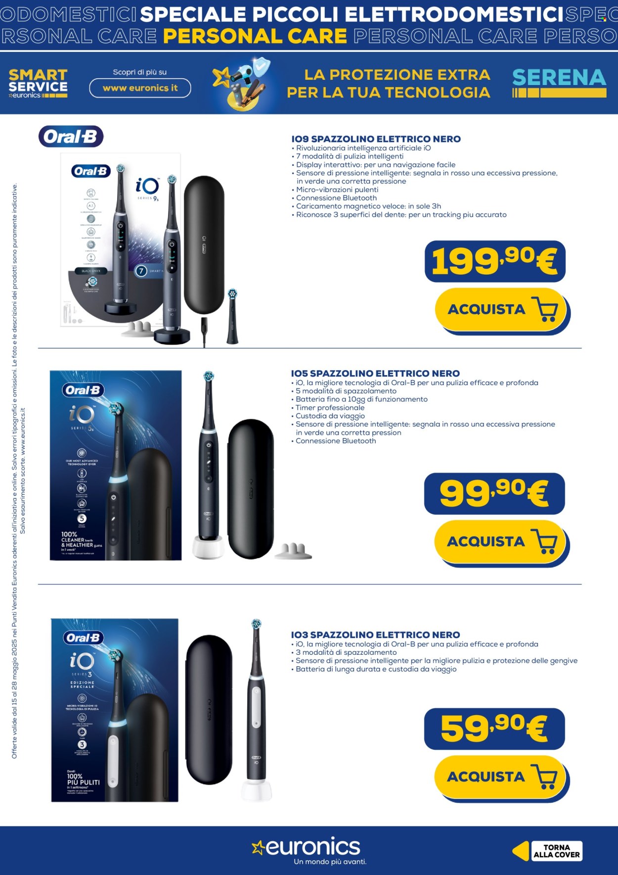 Volantino Euronics - 15/5/2025 - 28/5/2025. Pagina 1